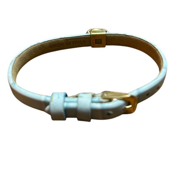 Waxing Poetic Glazed light blue Brio Charm Bandlet - Picture 2 of 3